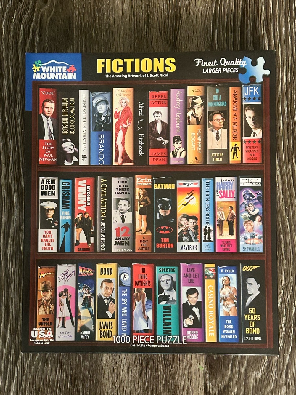 White Mountain Fictions 1,000-Piece Puzzle - Picture 2 of 9